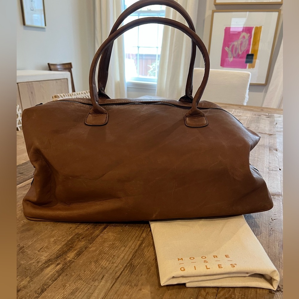 Moore and Giles Benedict Weekend Bag - like new